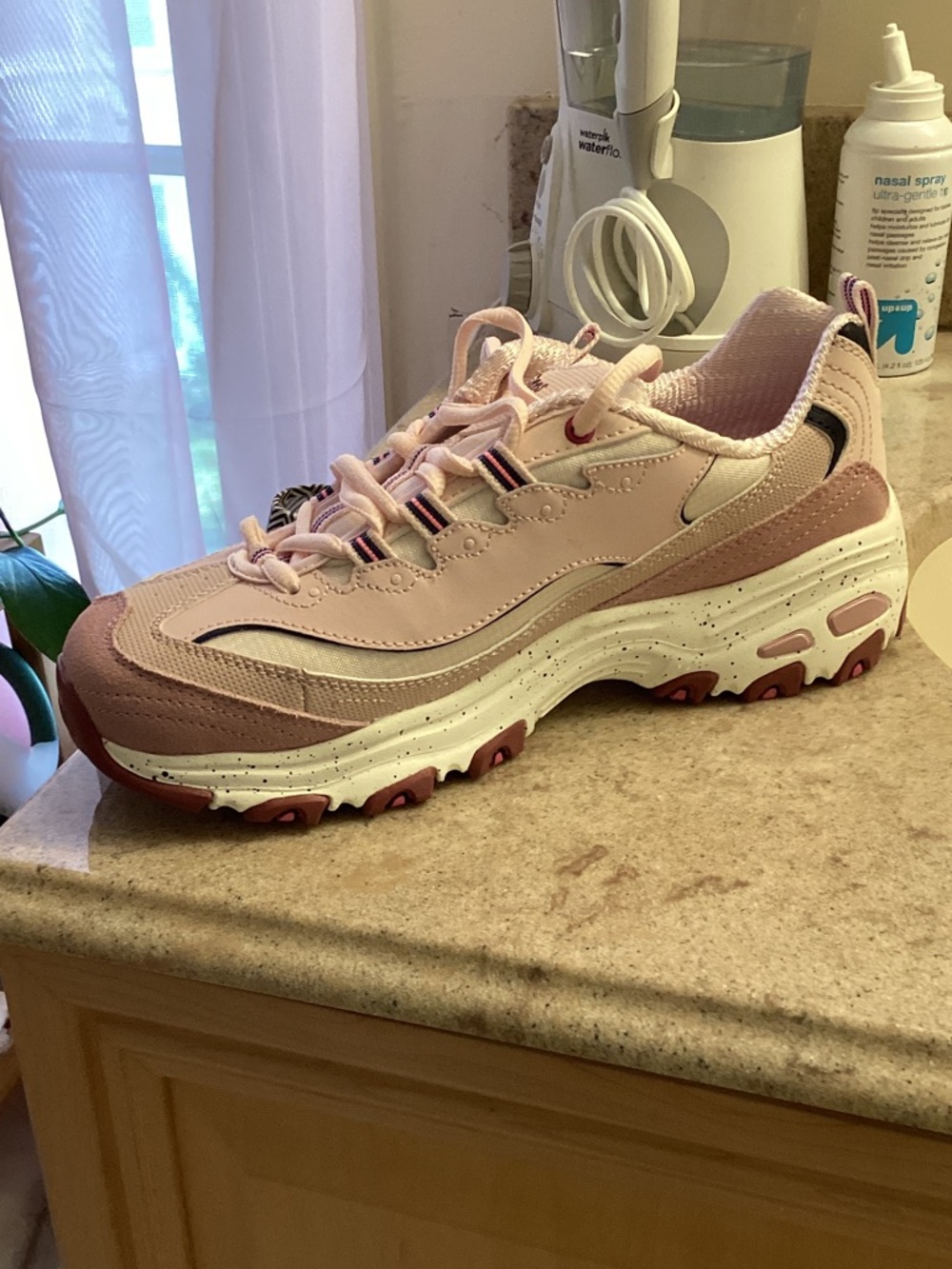 Skechers Women's Pink Chunky Trail Sneakers